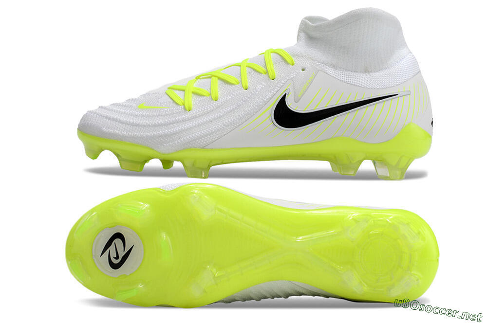 Men's Nike Phantom Luna Elite NU FG Football Boots - White/Yellow/Black 1