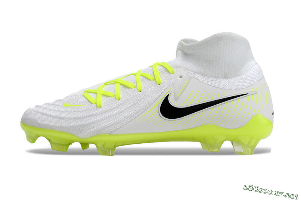 Men's Nike Phantom Luna Elite NU FG Football Boots - White/Yellow/Black 0
