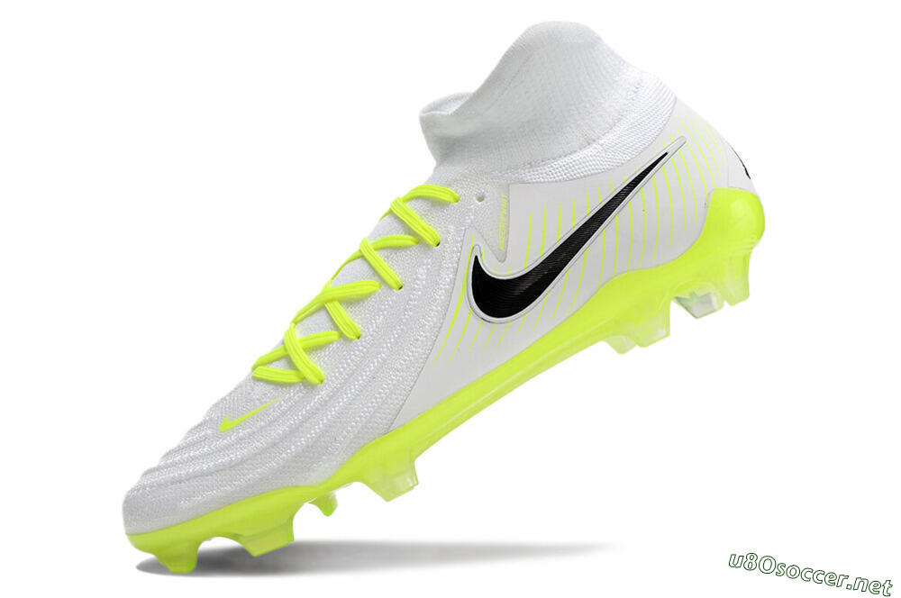Men's Nike Phantom Luna Elite NU FG Football Boots - White/Yellow/Black 4