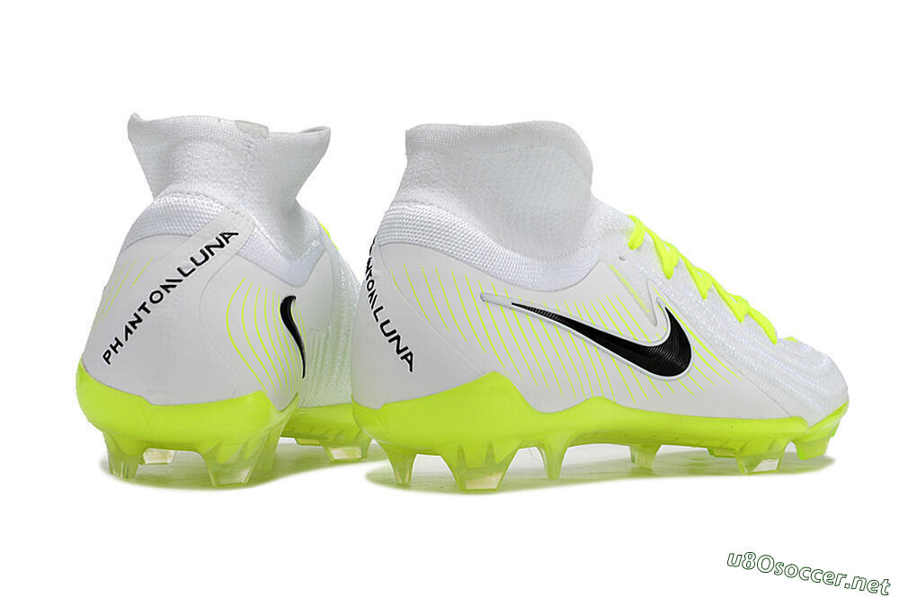 Men's Nike Phantom Luna Elite NU FG Football Boots - White/Yellow/Black 6