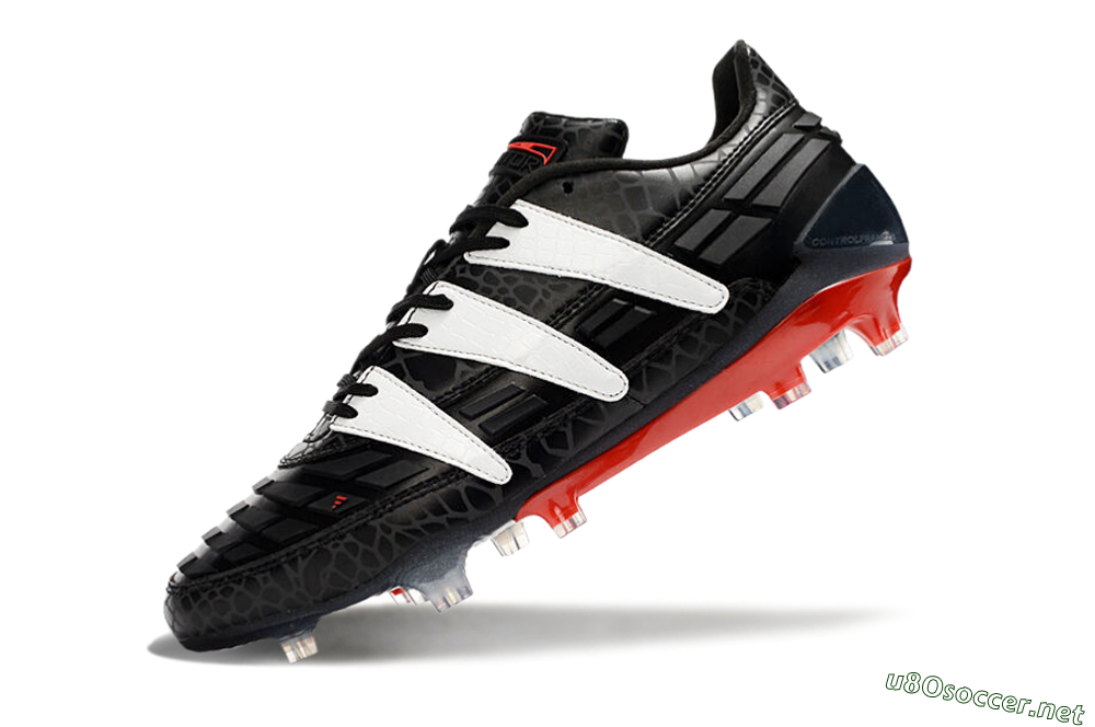 Men's Adidas Predator 94 FG Limited Edition FG Football Boots - Black/Red/White 5