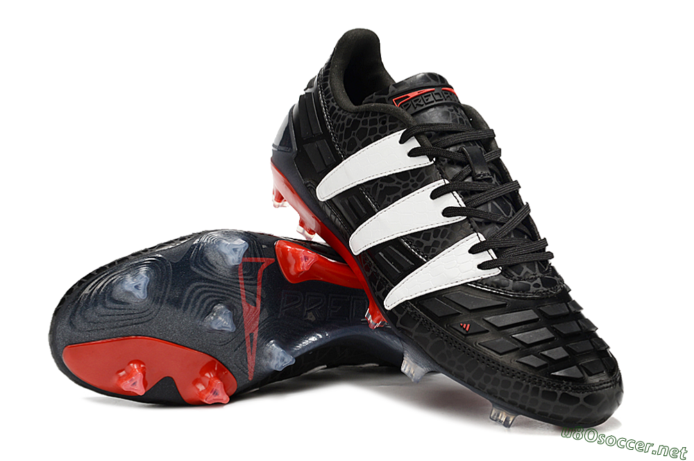 Men's Adidas Predator 94 FG Limited Edition FG Football Boots - Black/Red/White 3