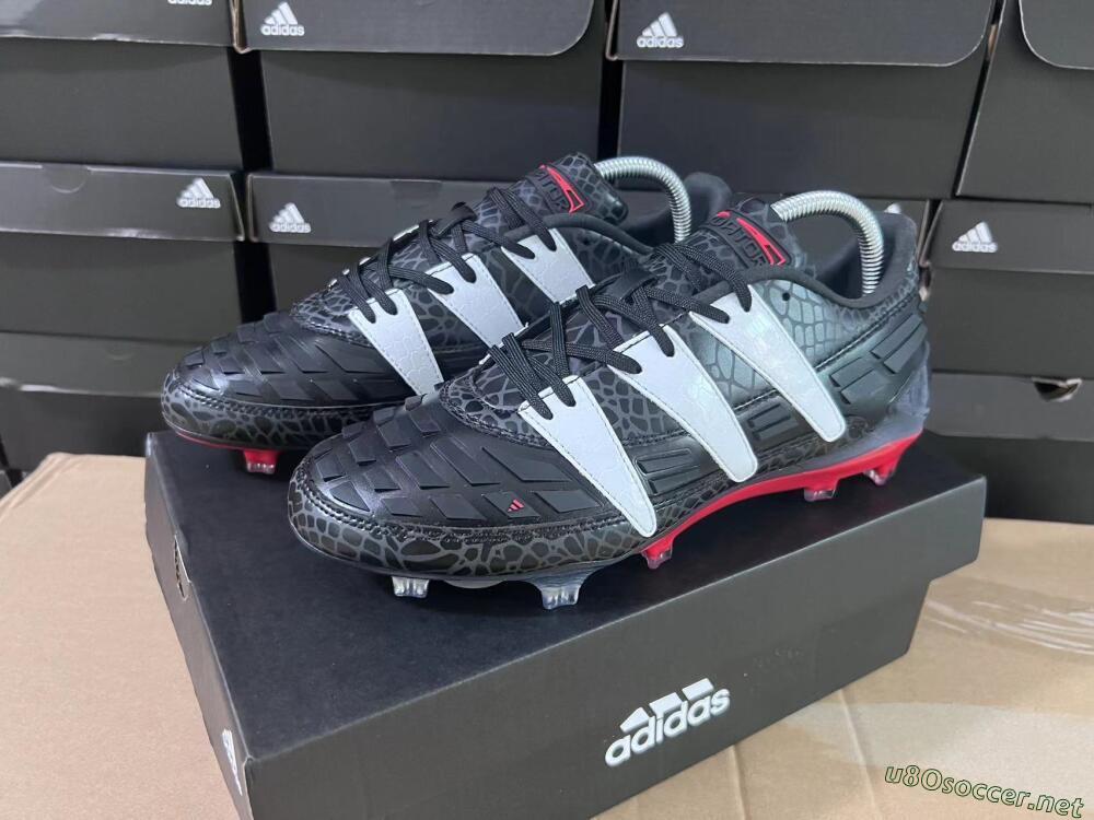 Men's Adidas Predator 94 FG Limited Edition FG Football Boots - Black/Red/White