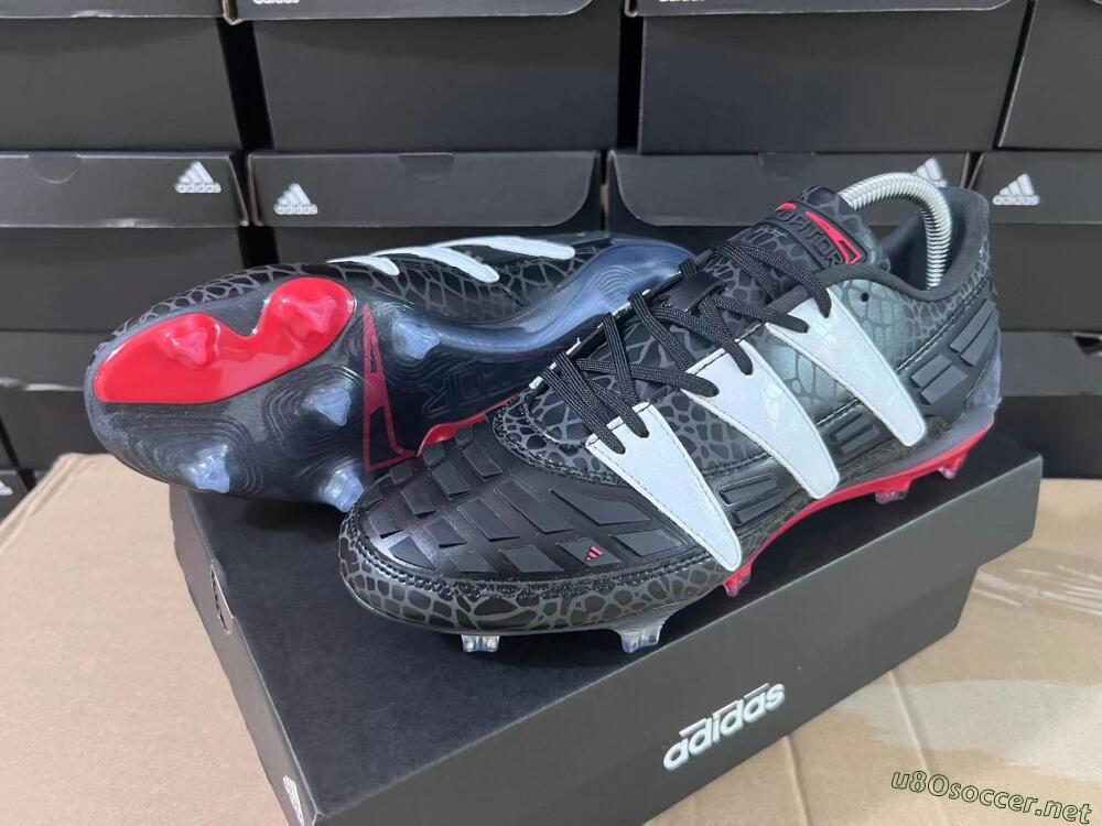 Men's Adidas Predator 94 FG Limited Edition FG Football Boots - Black/Red/White