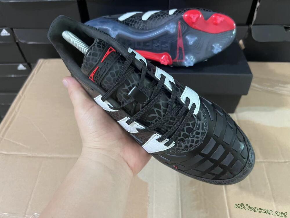 Men's Adidas Predator 94 FG Limited Edition FG Football Boots - Black/Red/White