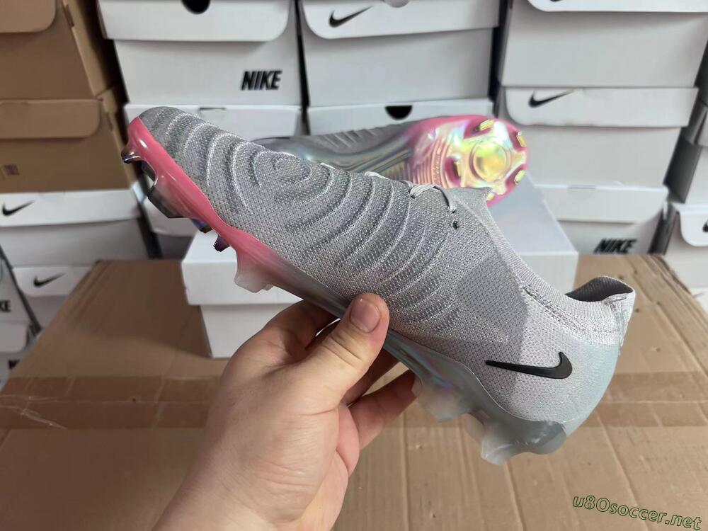 Unisex Nike Phantom Luna Elite NU FG Football Boots - Grey/Black/Blue
