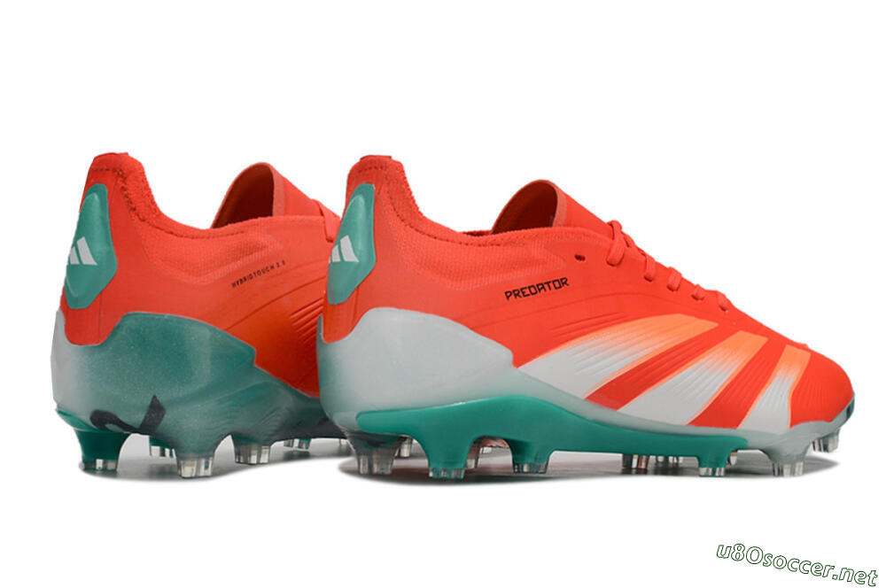 Men's Adidas Predator Accuracy FG Football Boots - Red/White/Green 6