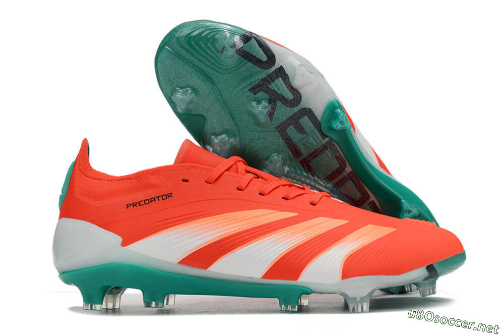 Men's Adidas Predator Accuracy FG Football Boots - Red/White/Green 2