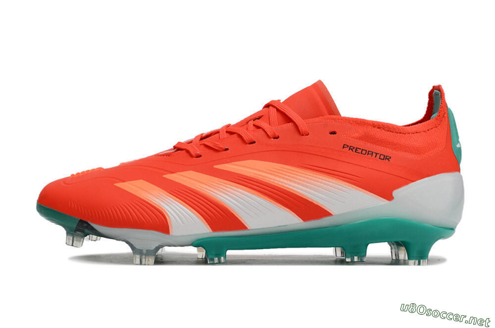 Men's Adidas Predator Accuracy FG Football Boots - Red/White/Green 0