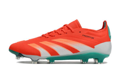 Men's Adidas Predator Accuracy FG Football Boots - Red/White/Green
