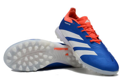 Unisex Adidas Predator 24 Elite TF Football Shoes - Blue/Red/White