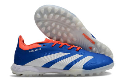 Unisex Adidas Predator 24 Elite TF Football Shoes - Blue/Red/White