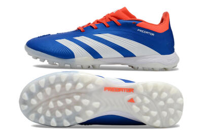 Unisex Adidas Predator 24 Elite TF Football Shoes - Blue/Red/White