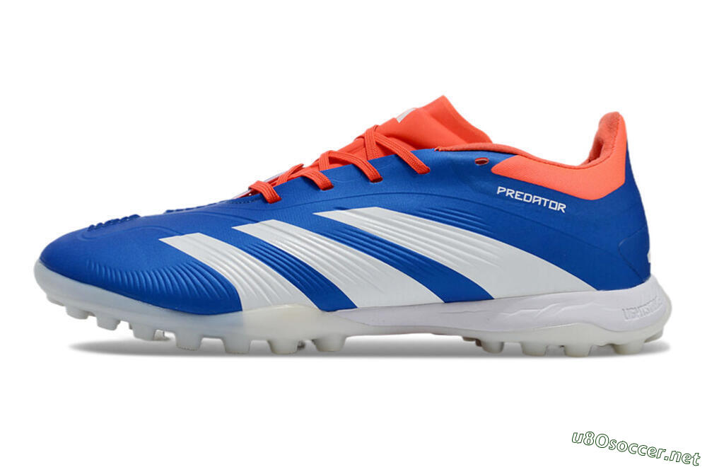 Unisex Adidas Predator 24 Elite TF Football Shoes - Blue/Red/White 0