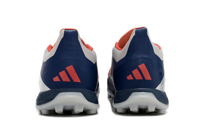 Unisex Adidas Predator 24 Elite TF Football Shoes - Silver/Blue/Red