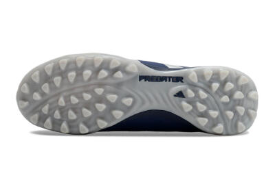 Unisex Adidas Predator 24 Elite TF Football Shoes - Silver/Blue/Red