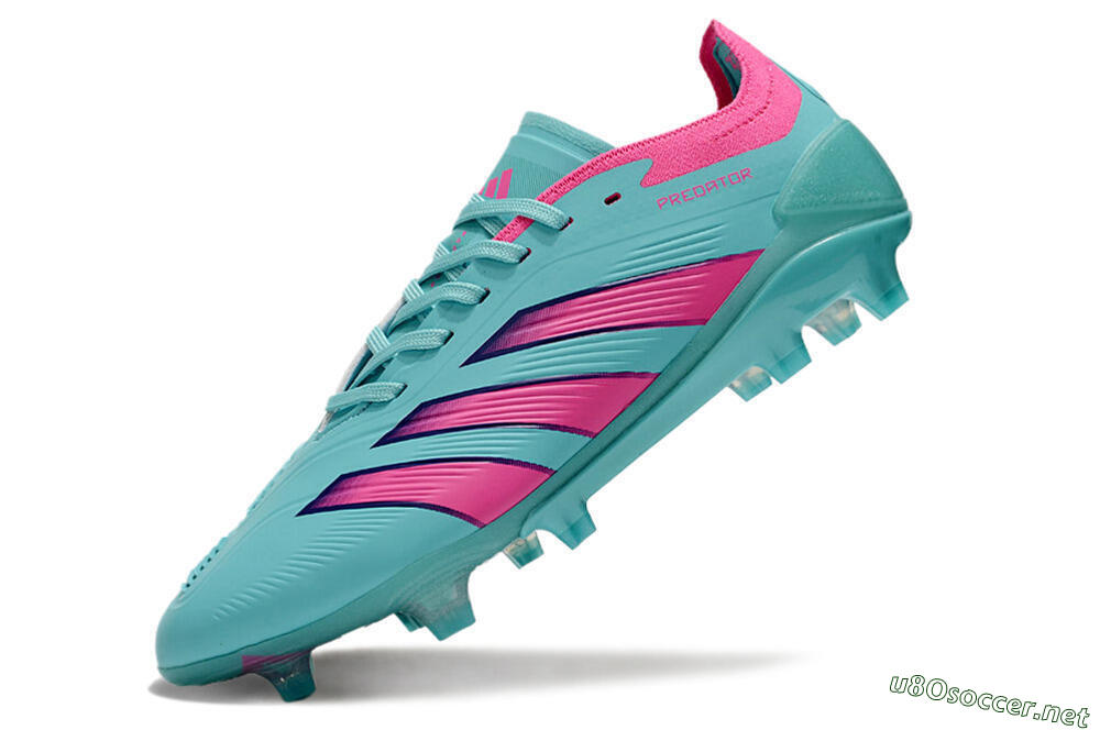 Men's Adidas Predator Accuracy FG Football Boots - Jade/Pink/Purple 5