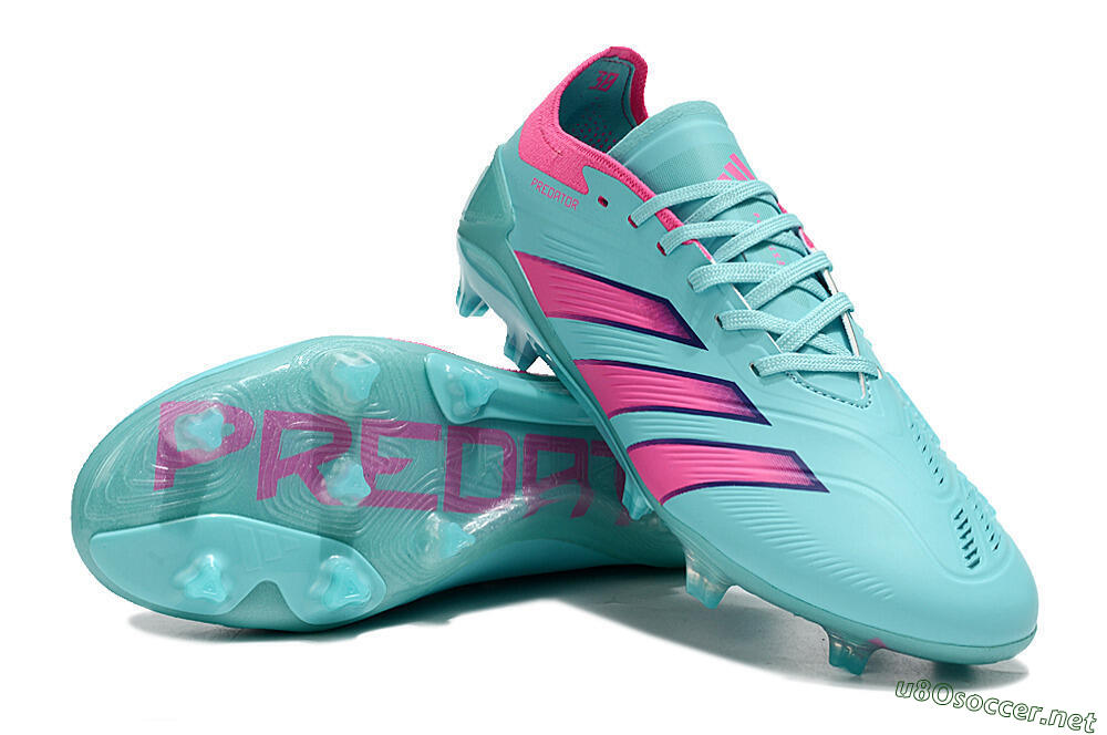 Men's Adidas Predator Accuracy FG Football Boots - Jade/Pink/Purple 3