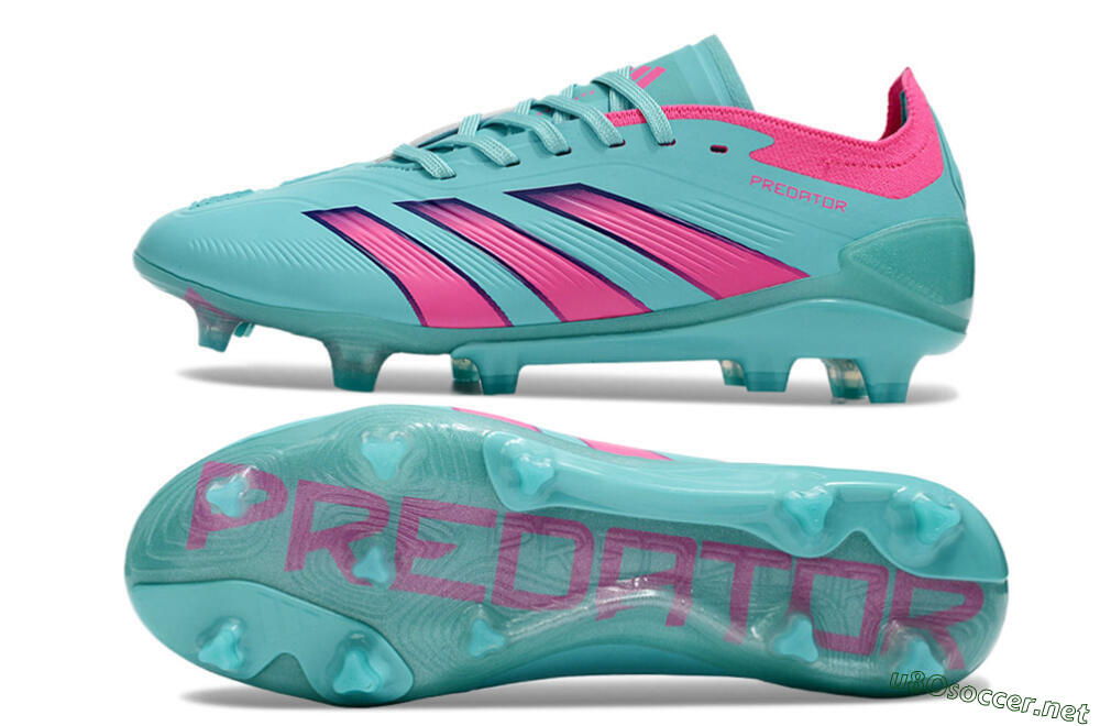 Men's Adidas Predator Accuracy FG Football Boots - Jade/Pink/Purple 1
