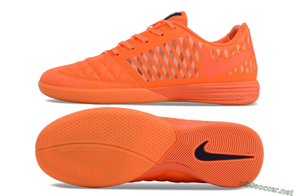 Unisex Nike Lunar Gato 2 IC Football Shoes - Red/Black 1