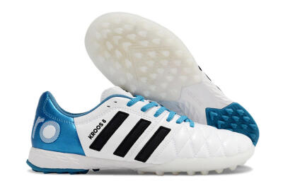 Men's Adidas AdiPure 11Pro X PD25 Trx TF Football Shoes - White/Black/Blue