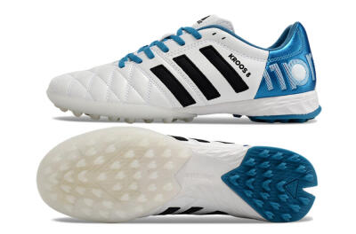 Men's Adidas AdiPure 11Pro X PD25 Trx TF Football Shoes - White/Black/Blue
