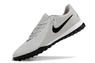 Men's Nike Phantom GX 2 Acad LV8 TF Football Shoes - Grey/Black/White