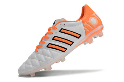 Men's Adidas AdiPure 11Pro X PD25 Trx FG Football Boots - White/Orange/Black