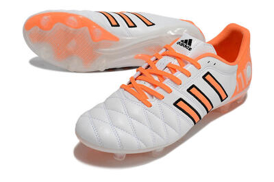 Men's Adidas AdiPure 11Pro X PD25 Trx FG Football Boots - White/Orange/Black