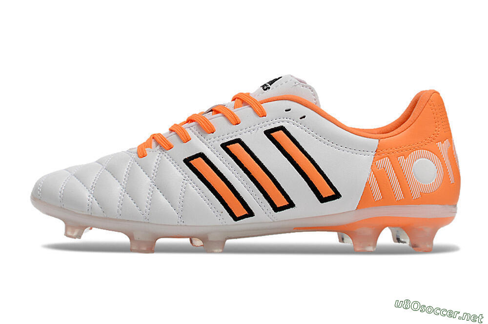 Men's Adidas AdiPure 11Pro X PD25 Trx FG Football Boots - White/Orange/Black 0