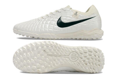 Men's Nike Tiempo Legend 10 Pro TF Football Shoes - White/Green