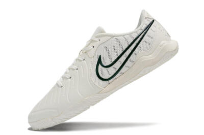 Men's Nike Tiempo Legend 10 Academy IC Football Shoes - White/Green