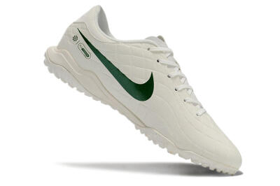 Men's Nike Tiempo Legend 10 Academy TF Football Shoes - White/Green