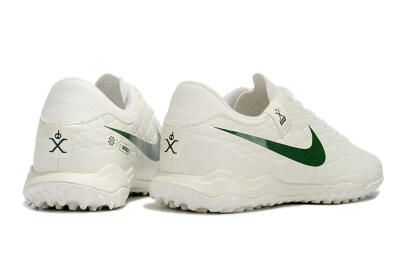 Men's Nike Tiempo Legend 10 Academy TF Football Shoes - White/Green