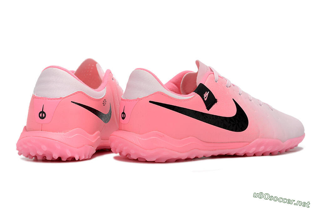 Men's Nike Tiempo Legend 10 Academy TF Football Shoes - Pink/Black 6