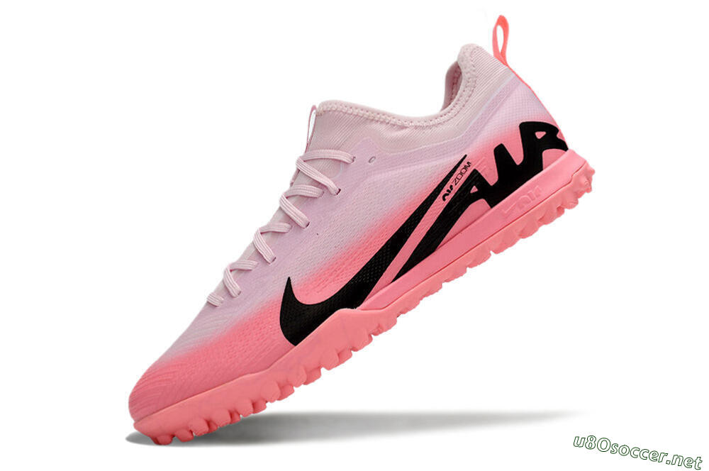 Men's Nike Air Zoom Mercurial Vapor 15 Pro TF Football Shoes - Pink/Black 5