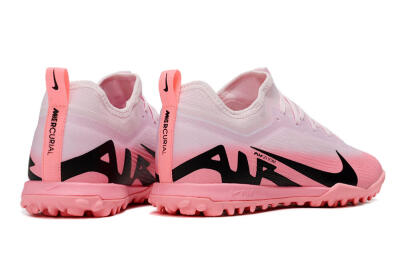 Men's Nike Air Zoom Mercurial Vapor 15 Pro TF Football Shoes - Pink/Black