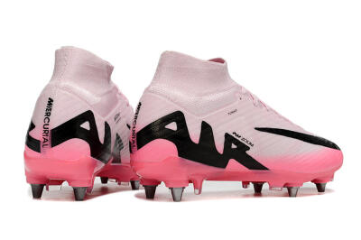 Men's Nike Air Zoom Mercurial Superfly 9 Elite SG Football Boots - Pink/Black