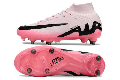 Men's Nike Air Zoom Mercurial Superfly 9 Elite SG Football Boots - Pink/Black