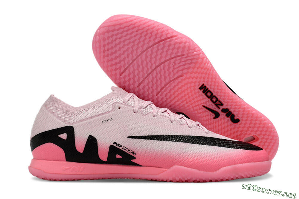 Men's Nike Air Zoom Mercurial Vapor 15 Elite IC Football Shoes - Pink/Black 2