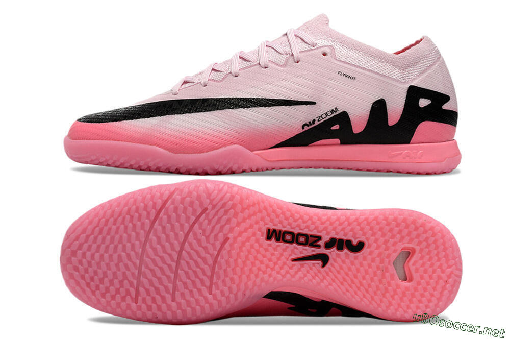 Men's Nike Air Zoom Mercurial Vapor 15 Elite IC Football Shoes - Pink/Black 1