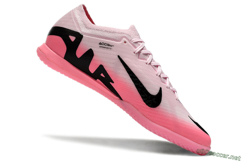 Men's Nike Air Zoom Mercurial Vapor 15 Elite IC Football Shoes - Pink/Black 4
