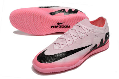 Men's Nike Air Zoom Mercurial Vapor 15 Elite IC Football Shoes - Pink/Black