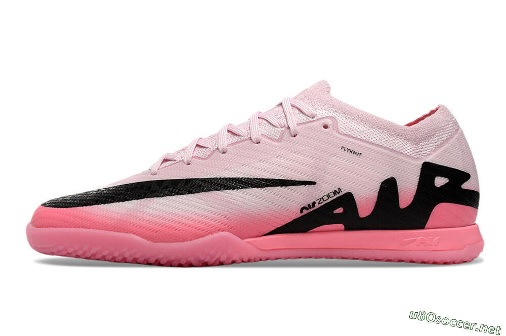 Men's Nike Air Zoom Mercurial Vapor 15 Elite IC Football Shoes - Pink/Black 0