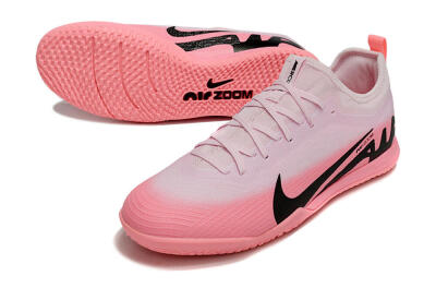 Men's Nike Air Zoom Mercurial Vapor 15 Pro IC Football Shoes - Pink/Black