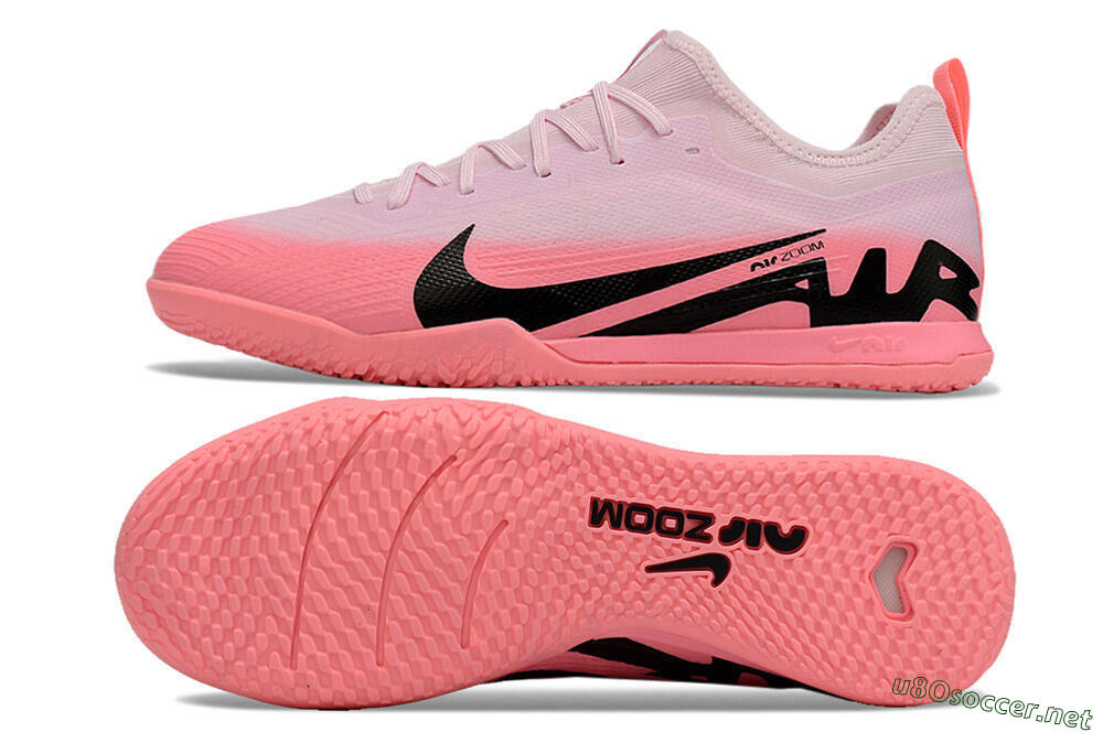 Men's Nike Air Zoom Mercurial Vapor 15 Pro IC Football Shoes - Pink/Black 1