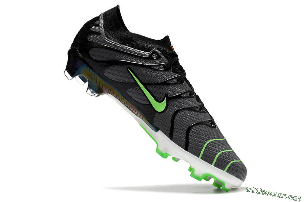 Men's Nike Air Zoom Mercurial Vapor 15 Elite FG Football Boots - Silver/Black/Green 4