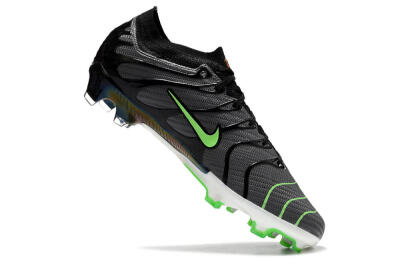 Men's Nike Air Zoom Mercurial Vapor 15 Elite FG Football Boots - Silver/Black/Green