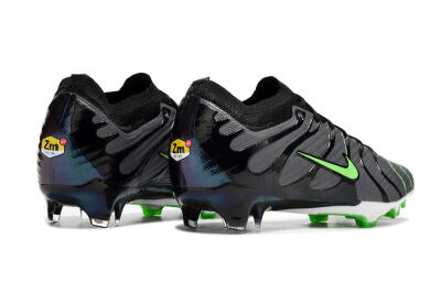 Men's Nike Air Zoom Mercurial Vapor 15 Elite FG Football Boots - Silver/Black/Green