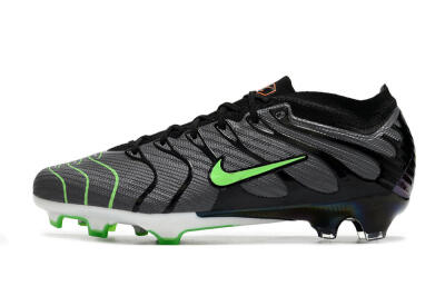 Men's Nike Air Zoom Mercurial Vapor 15 Elite FG Football Boots - Silver/Black/Green